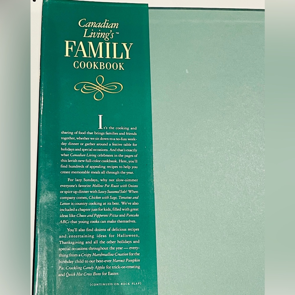 Canadian Living Family Cookbook hardcover - Picture 3 of 3